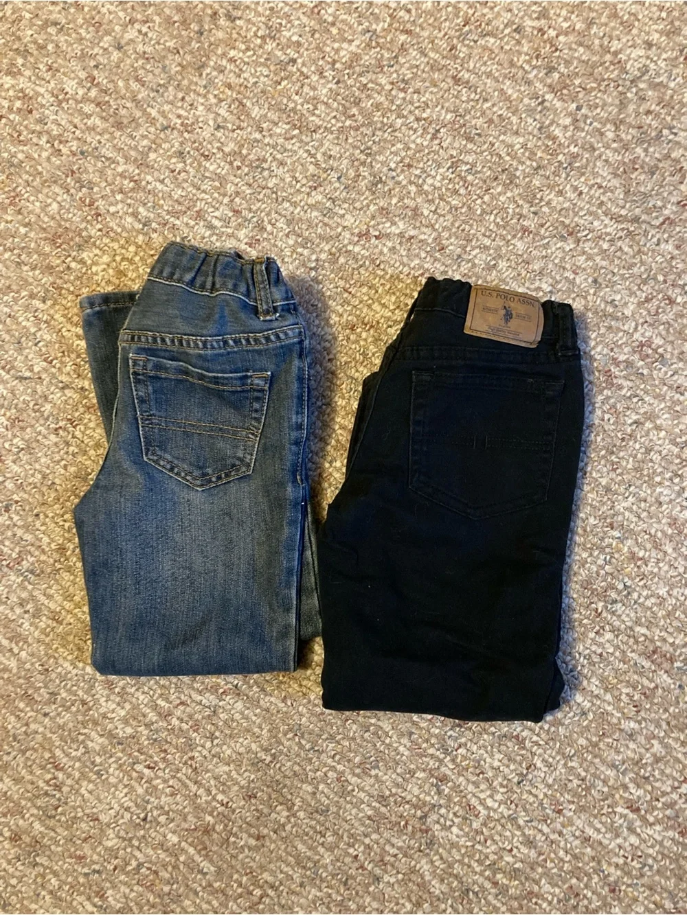 U.S. Polo Assn. Black Straight Leg Boys Jeans & Children’s Place Bootcut